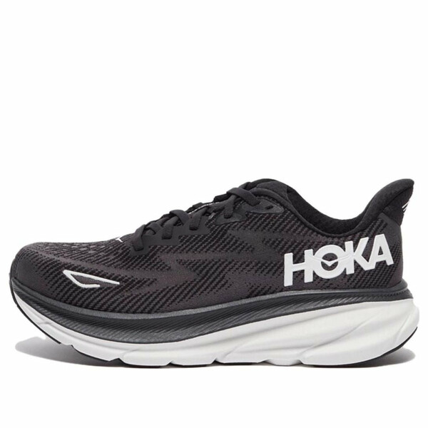 HOKA ONE ONE ホカオネオネ レディース スニーカー  【(WMNS) HOKA ONE ONE Clifton 9 \u0027Black White\u0027 1127896-BWHT】  大きさ US_7.5(24.5糎)