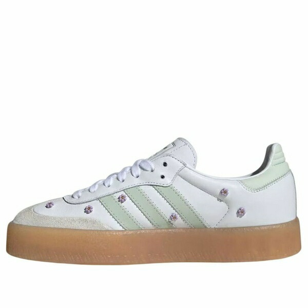adidas アディダス レディース スニーカー  【(WMNS) adidas Sambae Cloud White Linen Green Gum JS3954】  サイズ US_W_10