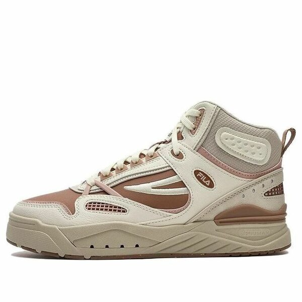 FILA フィラ レディース スニーカー  【(WMNS) FILA Slam Mid Skate Shoes White Beige Brown F12W341212FBT】  サイズ US_5.5(22.5cm)