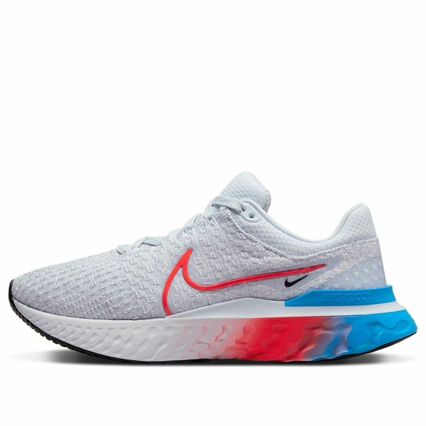 Nike ナイキ レディース スニーカー 【(WMNS) Nike React Infinity Run Flyknit 3 'Grey Bright Crimson' DV2178-001】 サイズ US_7(24.0cm)｜asty