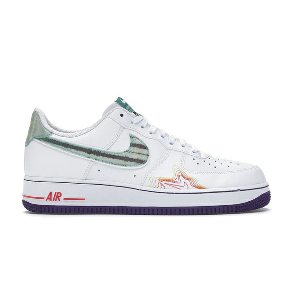 Nike ナイキ メンズ スニーカー 【Nike Air Force 1 Low Pregame Pack Music De'Aaron Fox and Brittney Griner】 サイズ US_7.5(25.5cm) White/Green-Purple｜asty