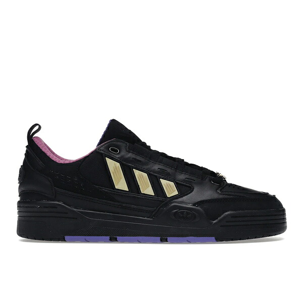 adidas アディダス メンズ スニーカー 【adidas ADI2000 Yu-Gi-Oh! Yugi's World (with Sealed Dark Magician Promo Card)】 サイズ US_12.5(30.5cm) Core Black/Core Black/Purple Rush|asty
