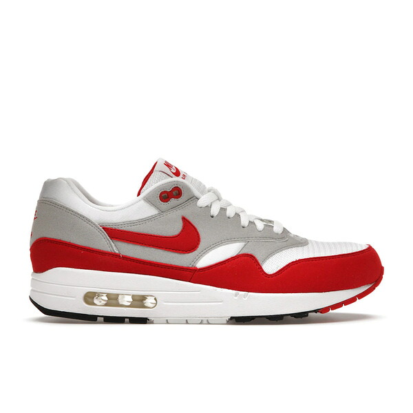 Nike ナイキ メンズ スニーカー 【Nike Air Max 1 Sport Red (2009)】 サイズ US_8.5(26.5cm) White/Sport Red-Neutral Grey-Black|asty