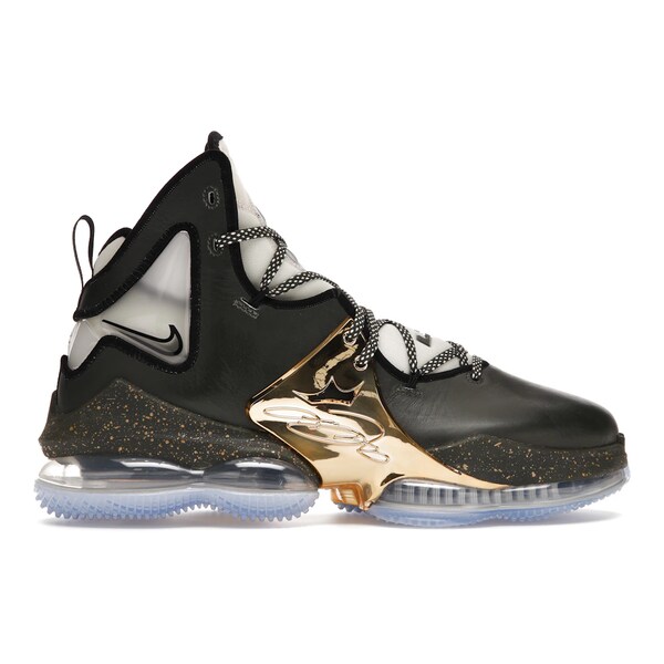 Nike ナイキ メンズ スニーカー  【Nike LeBron 19 Chosen 1 All-Star】  大きさ US_8.5(26.5糎) Cargo Khaki/Coconut Milk/Metallic Gold/Black