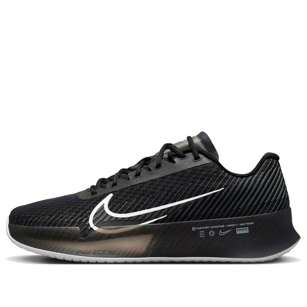Nike ナイキ レディース スニーカー  【(WMNS) Nike Court Air Zoom Vapor 11 HC \u0027Black White\u0027 DR6965-001】  大きさ US_9.5(26.5珊)