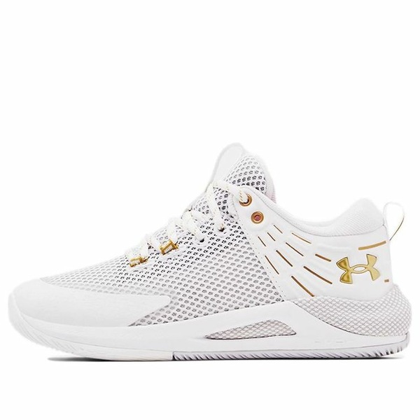 Under Armour アンダーアーマー レディース スニーカー  【(WMNS) Under Armour HOVR Block City \u0027White Metallic Gold\u0027 3023709-103】  大きさ US_W_10.5