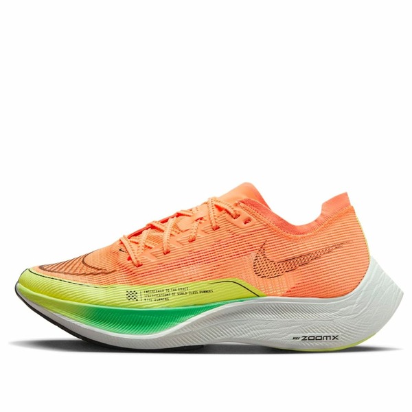 Nike ナイキ レディース スニーカー  【(WMNS) Nike ZoomX Vaporfly Next% 2 \u0027Peach Cream Green Shock\u0027 CU4123-801】  大きさ US_W_10