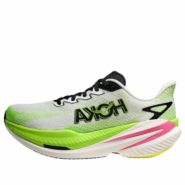 HOKA ONE ONE ホカオネオネ レディース スニーカー  【(WMNS) HOKA ONE ONE Mach X 3 \u0027White Neon Lime\u0027 1168721-WNL】  大いさ US_5(22.0糎)