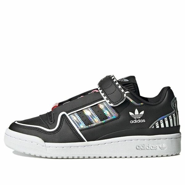adidas アディダス レディース スニーカー  【(WMNS) adidas Forum Plus \u0027I Love Dance - Black\u0027 FY5225】  大きさ US_5(22.0珊)