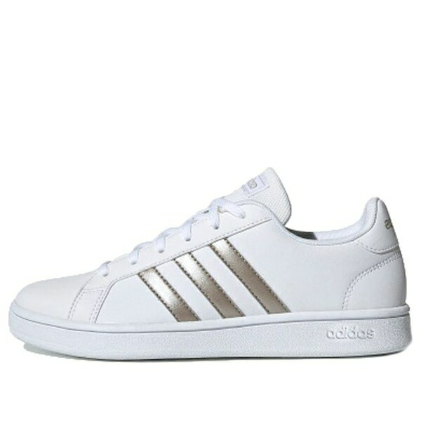 adidas アディダス レディース スニーカー  【(WMNS) adidas Grand Court Base \u0027White Platinum Metallic\u0027 EE7874】  大いさ US_7(24.0糎)