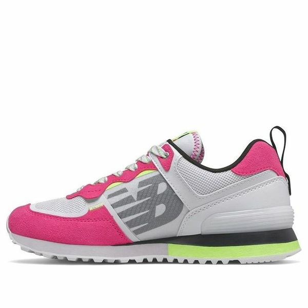 New Balance ニューバランス レディース スニーカー 【(WMNS) New Balance 574 'White Pink Glow' WL574IW2】 サイズ US_5.5(22.5cm)｜asty