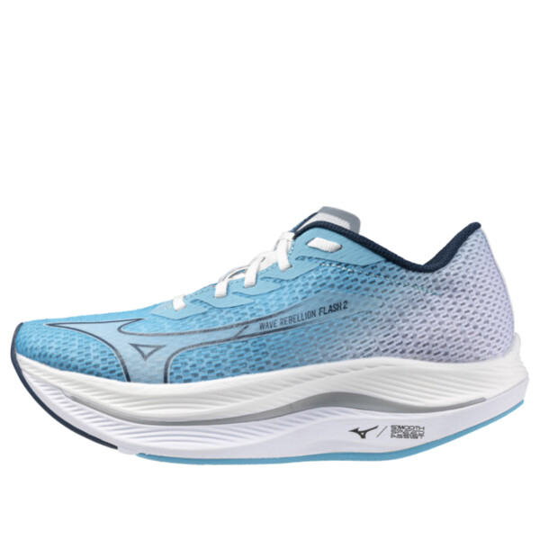 Mizuno ミズノ レディース スニーカー  【(WMNS) Mizuno WAVE REBELLION FLASH 2 \u0027River Blue\u0027 J1GD243571】  大いさ US_5.5(22.5糎)