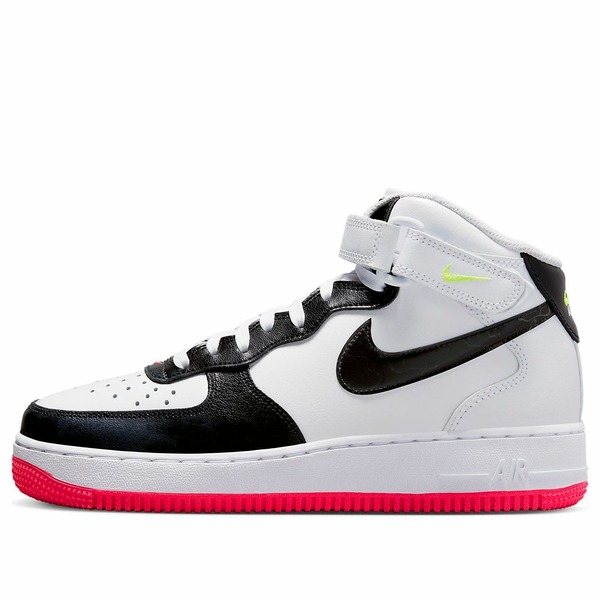 Nike ナイキ レディース スニーカー 【(WMNS) Nike Air Force 1 Mid Electric 'White Black Pink' FD0866-100】 サイズ US_7(24.0cm)｜asty
