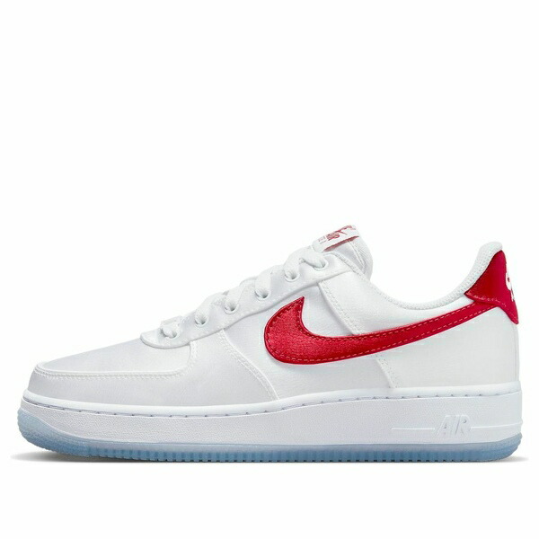 Nike ナイキ レディース スニーカー  【(WMNS) Nike Air Force 1 Low \u002707 \u0027Satin White Varsity Red\u0027 DX6541-100】  大きさ US_9(26.0珊)