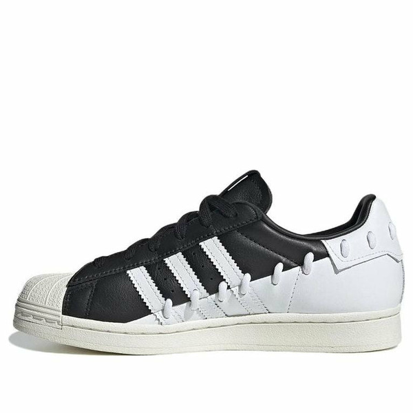 adidas アディダス レディース スニーカー 【(WMNS) adidas Superstar 'Stitched - Black White' GX3419】 サイズ US_9(26.0cm)｜asty