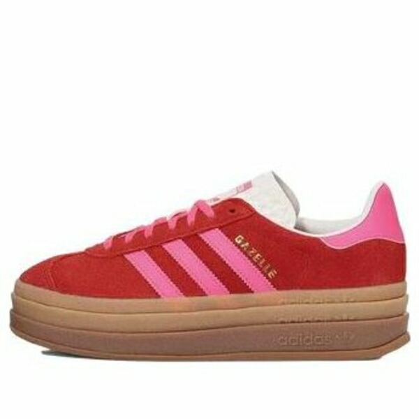 adidas アディダス レディース スニーカー  【(WMNS) adidas Gazelle Bold \u0027Collegiate Red Lucid Pink\u0027 IH7496】  大きさ US_W_10.5