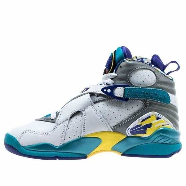 Jordan ジョーダン レディース スニーカー  【(WMNS) Air Jordan 8 Retro \u0027White Aqua 2019\u0027 CI1236-100】  大きさ US_8.5(25.5珊)
