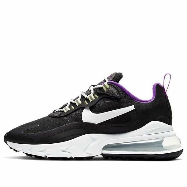 Nike ナイキ レディース スニーカー  【(WMNS) Nike Air Max 270 React SE \u0027Black White Vivid Purple\u0027 CV7956-011】  大きさ US_7.5(24.5珊)