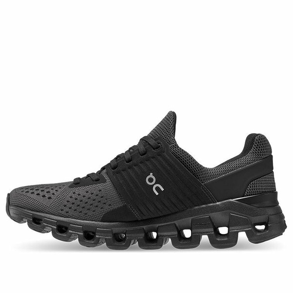 On Running オン ランニング レディース スニーカー 【(WMNS) On Running Cloudswift 'Black' 41.98459】 サイズ US_7(24.0cm)｜asty
