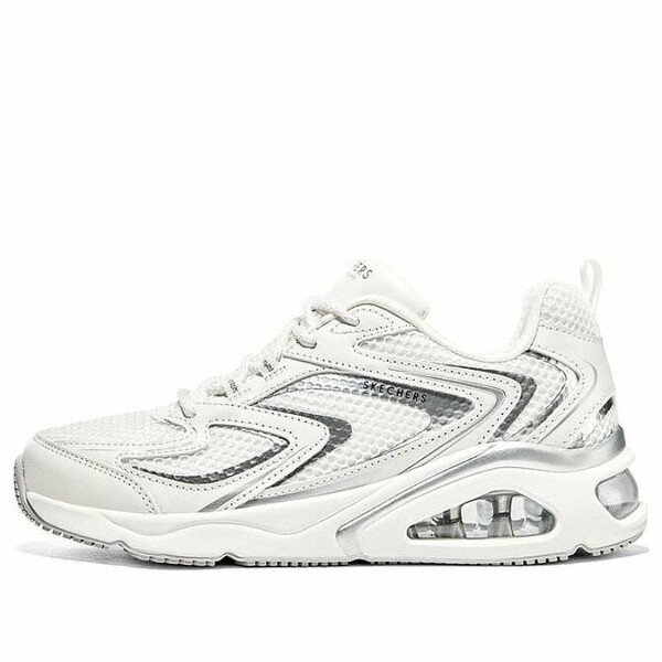 Skechers スケッチャーズ レディース スニーカー  【(WMNS) Skechers Tres-Air Uno Vision-airy \u0027White Silver\u0027 177425-WSL】  大いさ US_7.5(24.5糎)