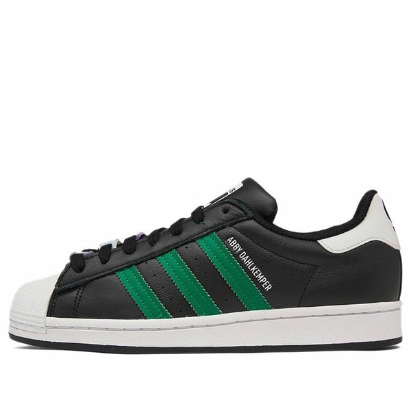 adidas アディダス レディース スニーカー  【(WMNS) adidas Abby Dahlkemper x Superstar \u0027Black Bold Green\u0027 GV8825】  大いさ US_6(23.0糎)