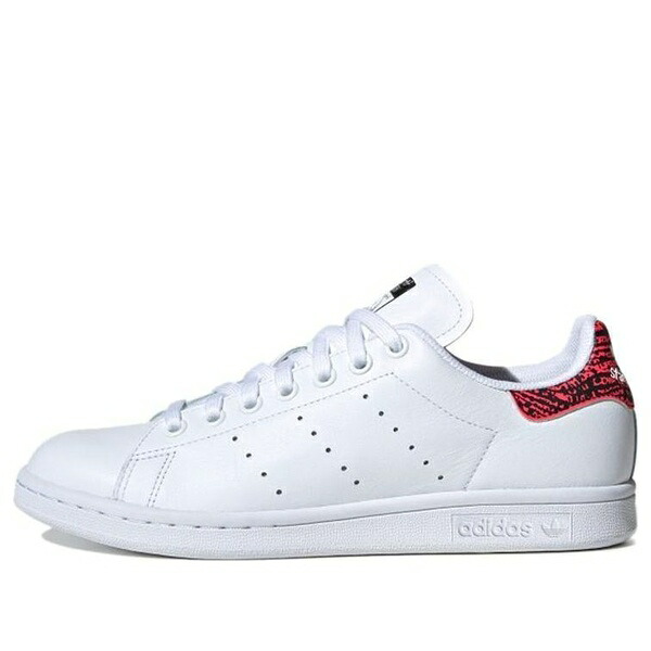adidas アディダス レディース スニーカー  【(WMNS) adidas originals Stan Smith \u0027White Black Red\u0027 FY1714】  大きさ US_5(22.0珊)