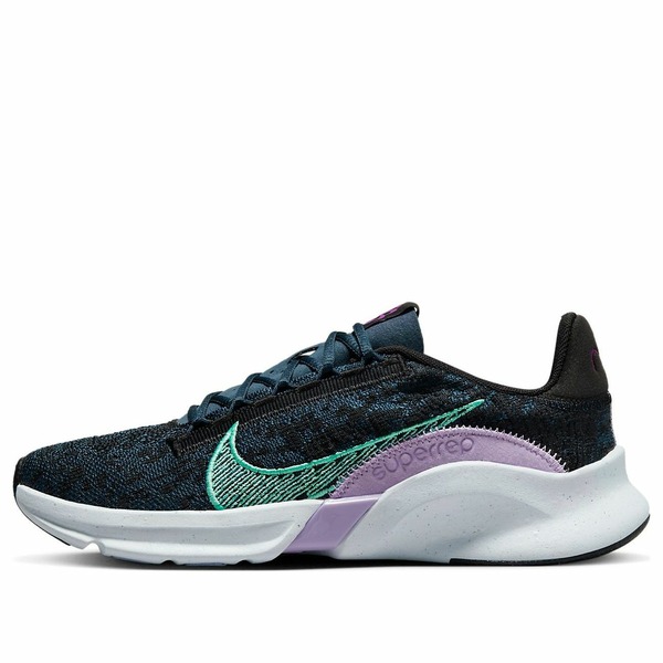 Nike ナイキ レディース スニーカー  【(WMNS) Nike SuperRep Go 3 Flyknit Next Nature \u0027Armoury Navy Green Glow\u0027 DH3393-002】  大きさ US_8.5(25.5珊)