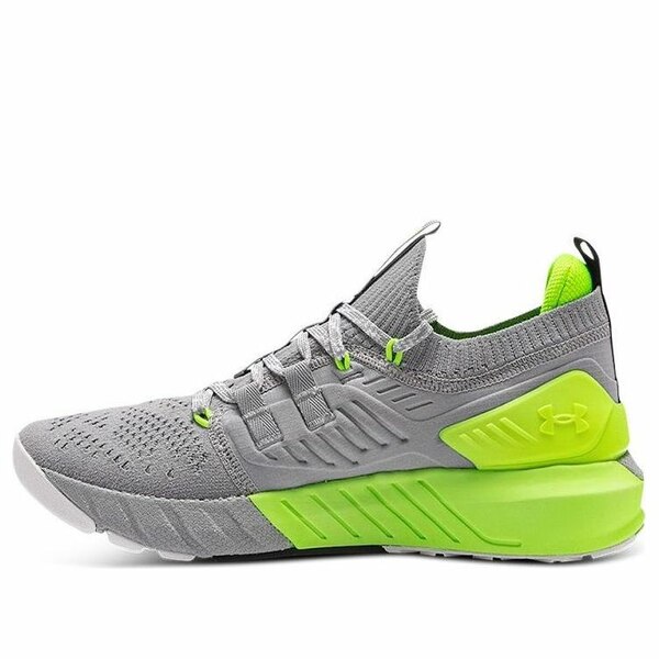 Under Armour アンダーアーマー レディース スニーカー  【(WMNS) Under Armour Project Rock 3 \u0027Grey Volt\u0027 3023005-112】  大いさ US_6(23.0糎)