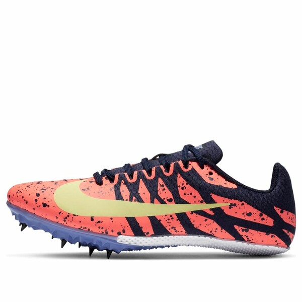 Nike ナイキ レディース スニーカー  【(WMNS) Nike Air Zoom Rival S 9 Spikes \u0027Paint Splatter Bright Mango Zitron\u0027 907565-801】  大いさ US_W_13