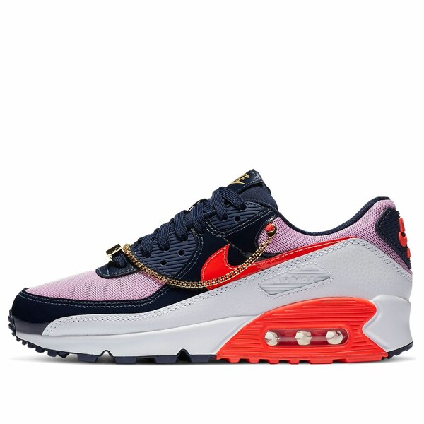 Nike ナイキ レディース スニーカー  【(WMNS) Nike Air Max 90 \u0027Cuban Link - Navy Pink\u0027 CZ8099-100】  大きさ US_W_10