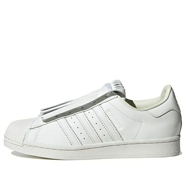 adidas アディダス レディース スニーカー 【(WMNS) adidas Superstar Fringe 'Off White' FW8154】 サイズ US_6(23.0cm)|asty