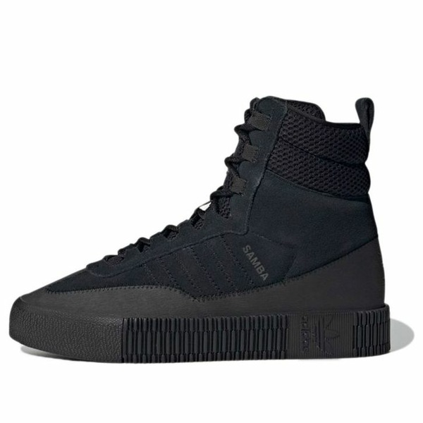 adidas アディダス レディース スニーカー  【(WMNS) adidas Samba Boot \u0027Triple Black\u0027 GZ8107】  大いさ US_6.5(23.5糎)