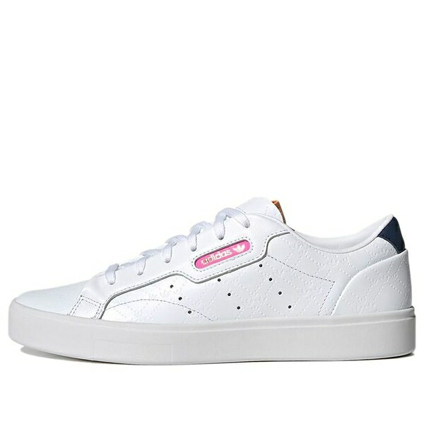 adidas アディダス レディース スニーカー  【(WMNS) adidas originals Sleek \u0027Cloud White Crew Navy\u0027 FY6669】  大きさ US_7(24.0珊)