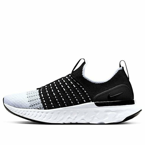 Nike ナイキ レディース スニーカー  【(WMNS) Nike React Phantom Run Flyknit 2 \u0027Black White\u0027 CJ0280-001】  大きさ US_W_12