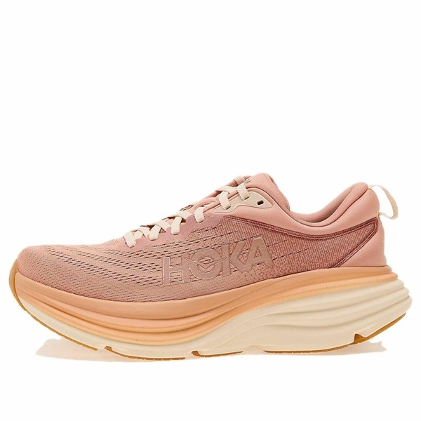 HOKA ONE ONE ホカオネオネ レディース スニーカー  【(WMNS) HOKA ONE ONE Bondi 8 \u0027Sandstone Cream\u0027 1127952-SNC】  大いさ US_5(22.0糎)