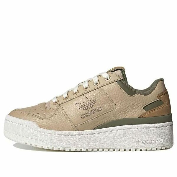 adidas アディダス レディース スニーカー  【(WMNS) adidas originals FORUM Bold \u0027Magic Beige Focus Olive\u0027 HQ9135】  大きさ US_6.5(23.5珊)