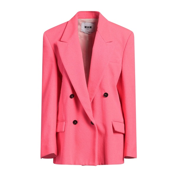 【送料無料】 エムエスジイエム レディース ジャケット&ブルゾン アウター Blazers Pink
