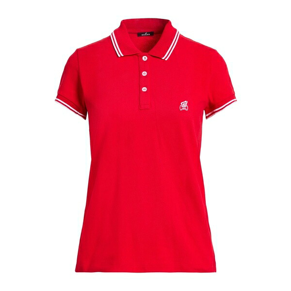 【貨物輸送無料】 ホー火器 レディース プルオーバー トップス Polo shirts Red