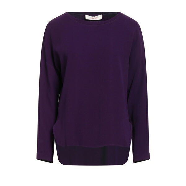 【送料無料】 ユッカ レディース Tシャツ トップス Tops Purple