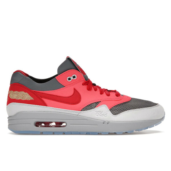 Nike ナイキ メンズ スニーカー 【Nike Air Max 1 CLOT Kiss of Death Solar Red】 サイズ US_7(25.0cm) Solar Red/University Red-Cool Grey|asty