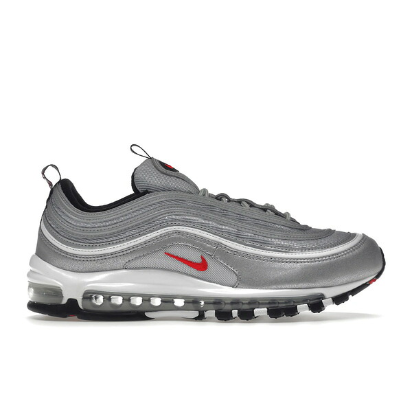 Nike ナイキ メンズ スニーカー 【Nike Air Max 97 OG Silver Bullet (2022)】 サイズ US_10(28.0cm) Metallic Silver/University Red-Black-White｜asty