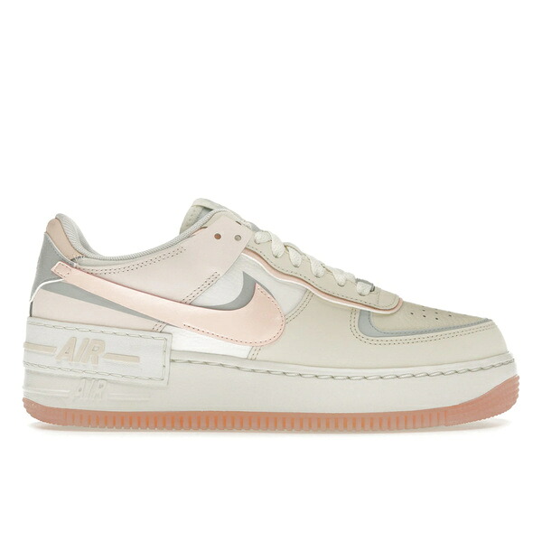 Nike ナイキ レディース スニーカー 【Nike Air Force 1 Low Shadow Coconut Milk Crimson Tint (Women's)】 サイズ US_7.5(24.5cm) Coconut Milk/Light Silver/Sail/Crimson Tint