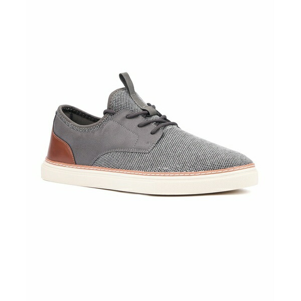 リザーブド フットウェア メンズ スニーカー シューズ Men's New York Beck Low Top Sneakers Gray画像