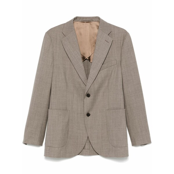 アルテア メンズ ジャケット&ブルゾン アウター Aston blazer Brown|asty