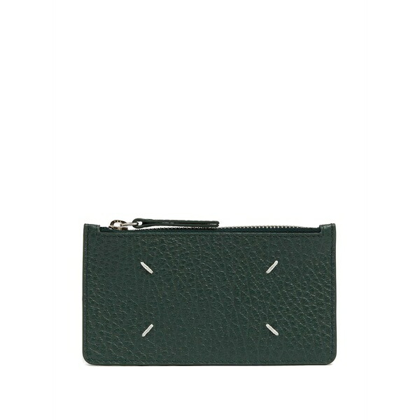 マルタンマルジェラ メンズ 紙入れ 付属品 Four stitches card holder Green