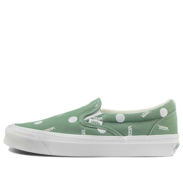 Vans バンズ メンズ スニーカー  【Vans OG Classic Slip-On LX \u0027Polka Dot - Green\u0027 VN0A45JKLDN】  大きさ US_9(27.0糎)