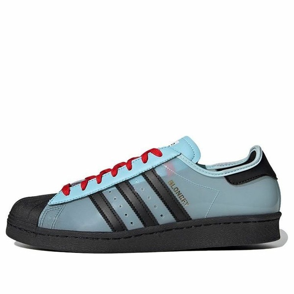 adidas アディダス メンズ スニーカー  【adidas Blondey McCoy x Superstar \u0027Ice Blue Black\u0027 H03341】  大きさ US_9(27.0糎)
