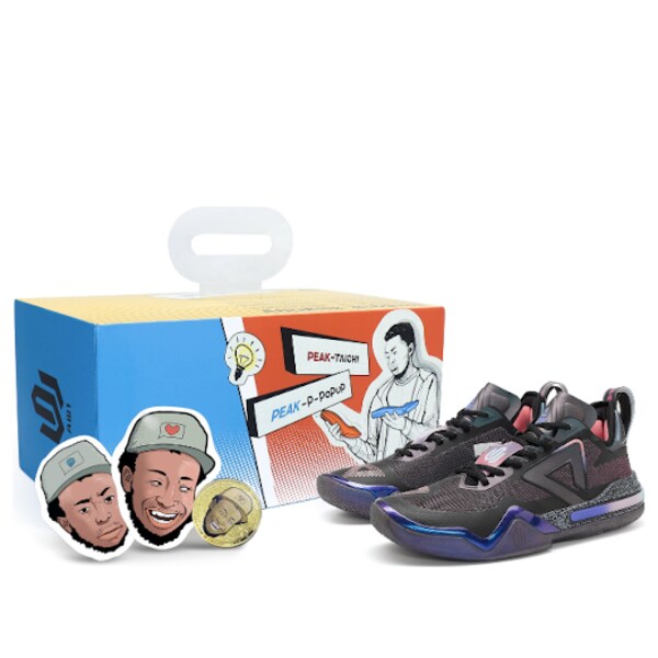 Peak まっ盛り メンズ スニーカー  【Peak AW1 Switch Andrew Wiggins \u0027デオキシリボ核酸 Special Box\u0027 ET31877A-BLKBOX】  大きさ US_10(28.0糎)