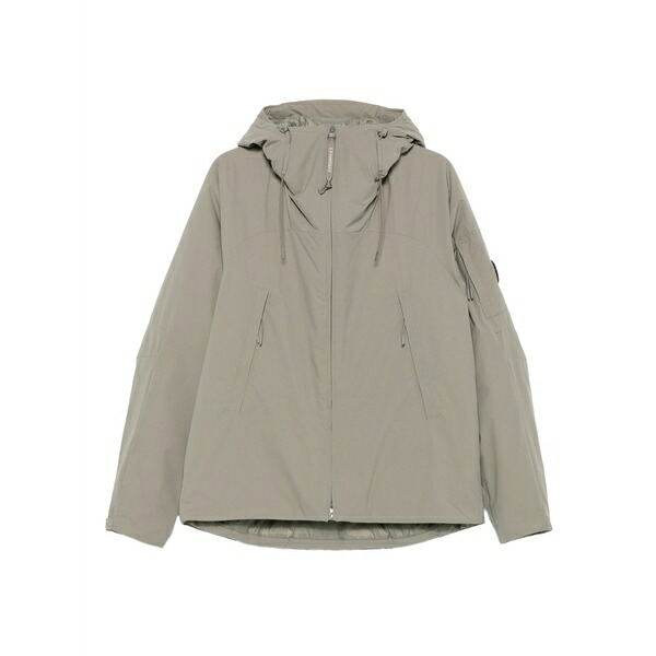 シーピーカンパニー メンズ ジャケット＆ブルゾン アウター Hooded zip-front jacket -｜asty