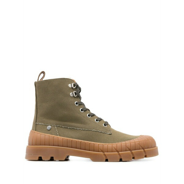 ケンゾー メンズ ブーツ シューズ Canvas boots Green